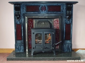 Typical fire installation by SIRS.IE