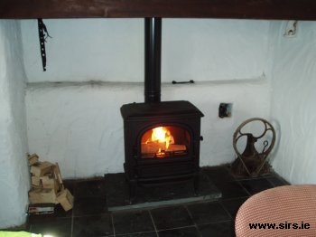 Typical fire installation by SIRS.IE