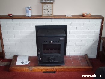 Typical fire installation by SIRS.IE