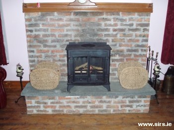 Typical fire installation by SIRS.IE