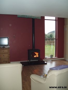 Typical fire installation by SIRS.IE