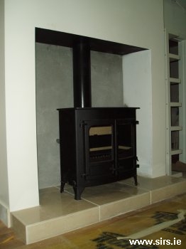 Typical fire installation by sirs.ie